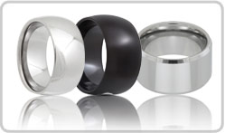 Wide Tungsten Rings
