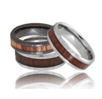 Wood Inlay Rings