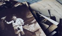 old photos and hand-written letters