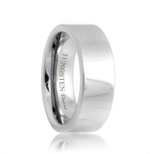 Men's 6mm Wide Tungsten Carbide Band Comfort Fit Ring Geometric Design TCR024