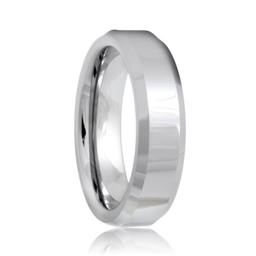 carbide engagement ring 10mm beveled tungsten carbide engagement ring ...