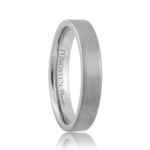 Flat Brushed Comfort Fit Tungsten Carbide Wedding Band