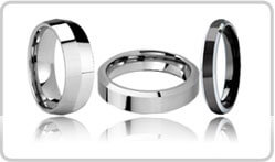 Beveled Tungsten Rings