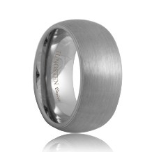 10mm Matte Domed Durable Tungsten Ring