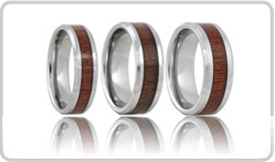 Wood Inlay Rings